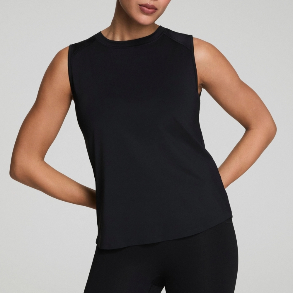 SPANX Black Sleeveless Tank Top